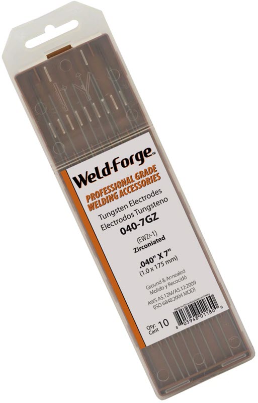 Weld-Forge 1% Zirconiated Tungsten Electrode