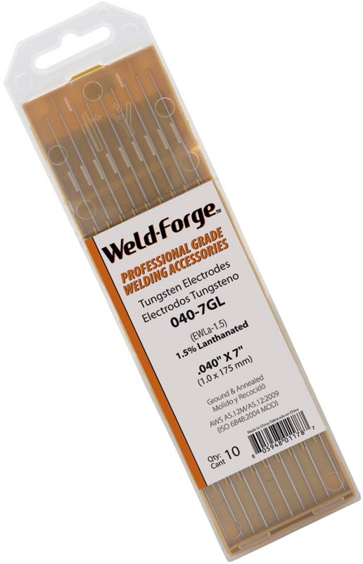 Weld-Forge 1.5% Lanthanated Tungsten Electrode