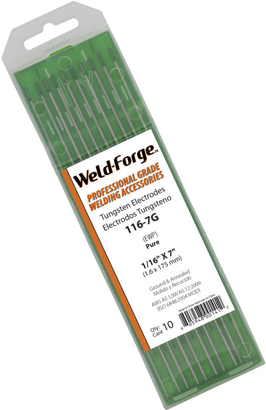 Weld-Forge Pure Tungsten Electrode