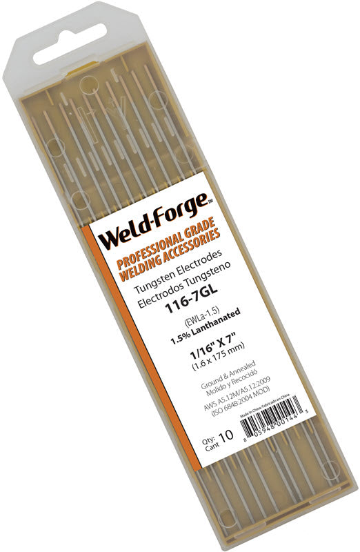 Weld-Forge 1.5% Lanthanated Tungsten Electrode