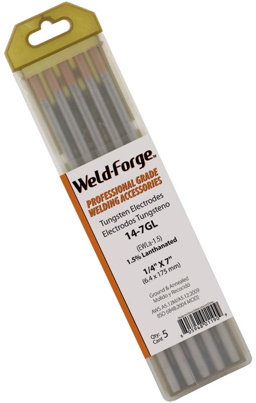 Weld-Forge 1.5% Lanthanated Tungsten Electrode