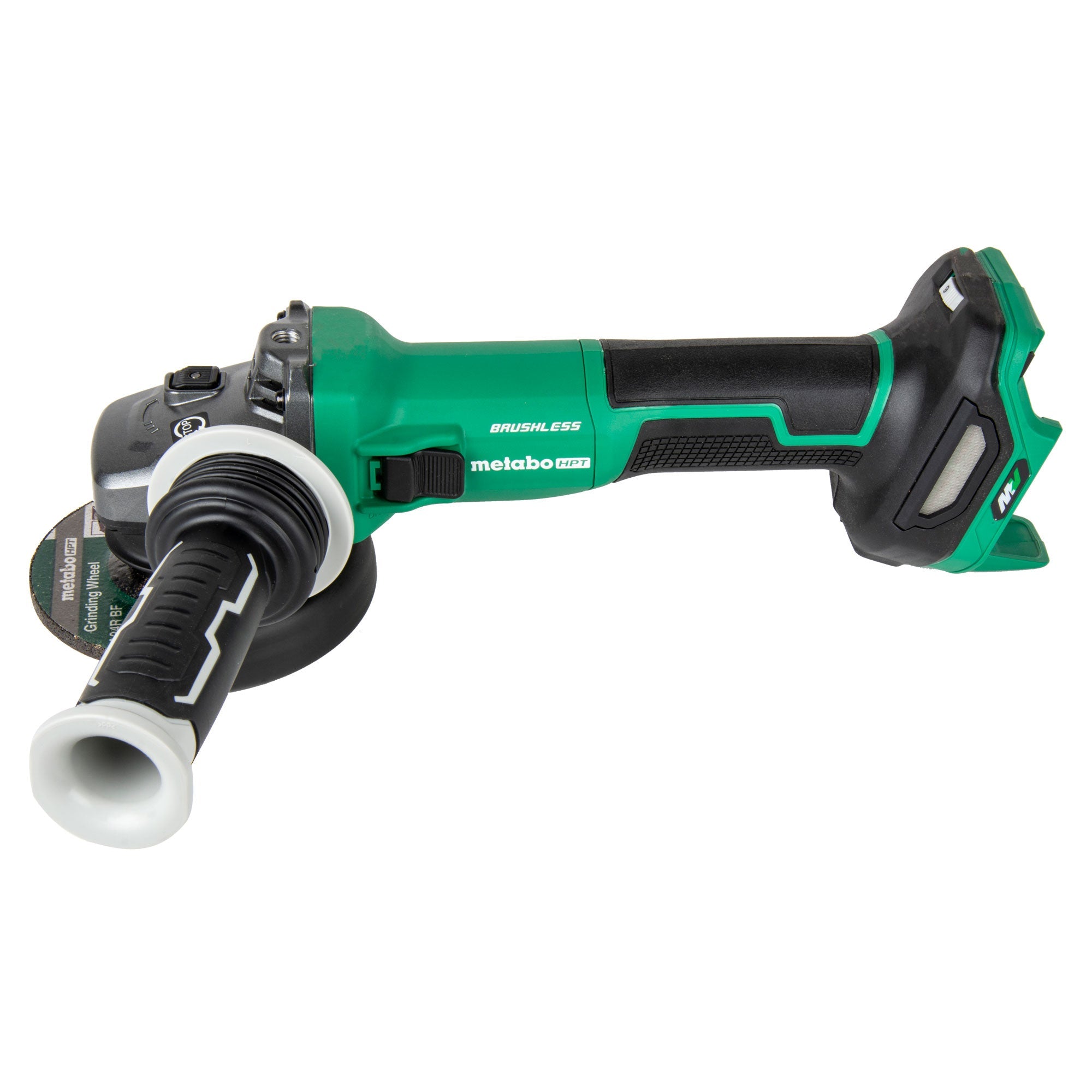 Metabo HPT G3612DVEQ6M 36V MultiVolt™ 4-1/2" Disc Angle Grinder, Slide Switch (Tool Body Only)