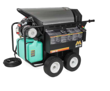 Mi-T-M HHB Belt Drive Series Hot Water Pressure Washer - 2.5gpm, 300PSI, AR Pump HHB-303-0E1A