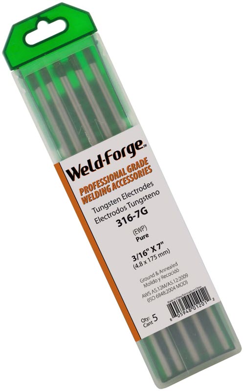 Weld-Forge Pure Tungsten Electrode