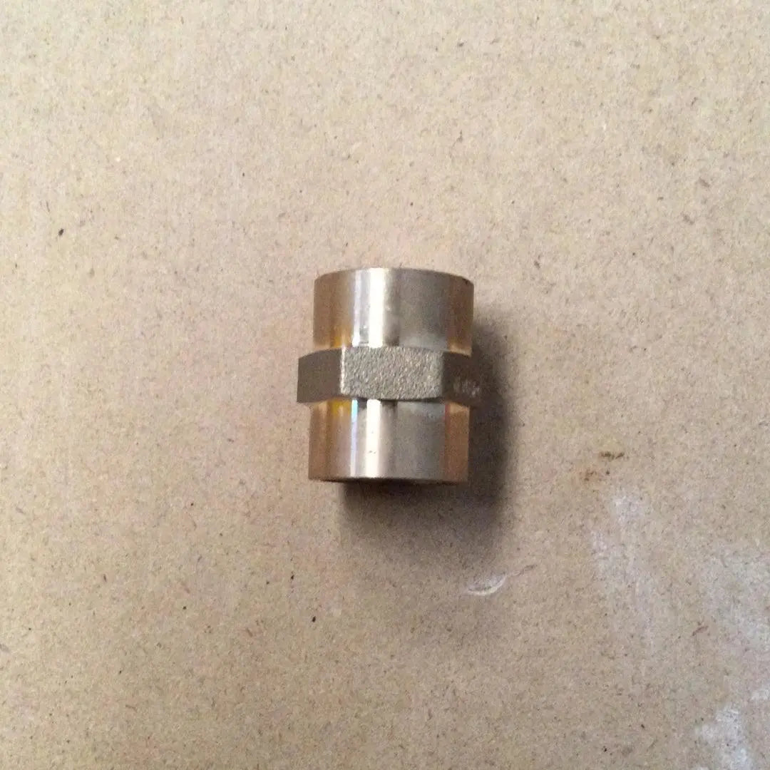 3/8” x 3/8” Brass Coupler