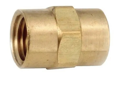 3/8” x 3/8” Brass Coupler