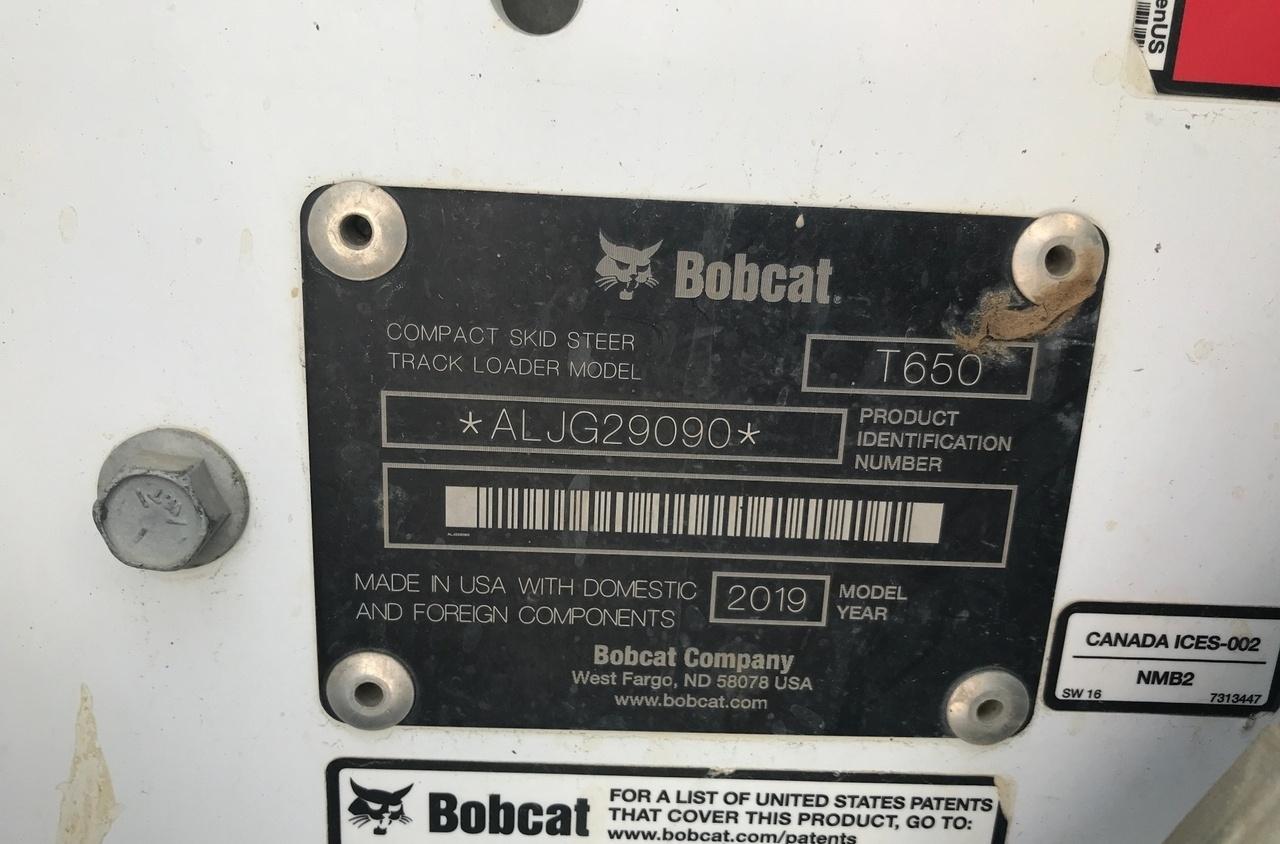Bobcat T650 CTL