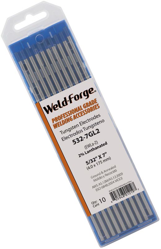 Weld-Forge 2% Lanthanated Tungsten Electrode