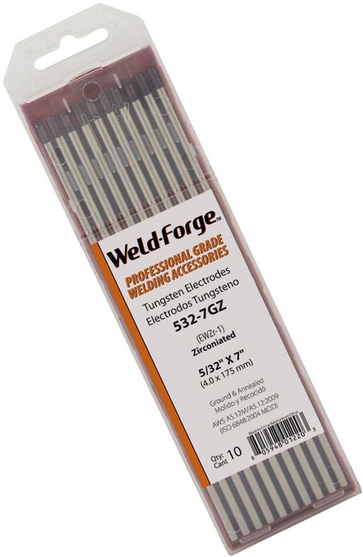 Weld-Forge 1% Zirconiated Tungsten Electrode