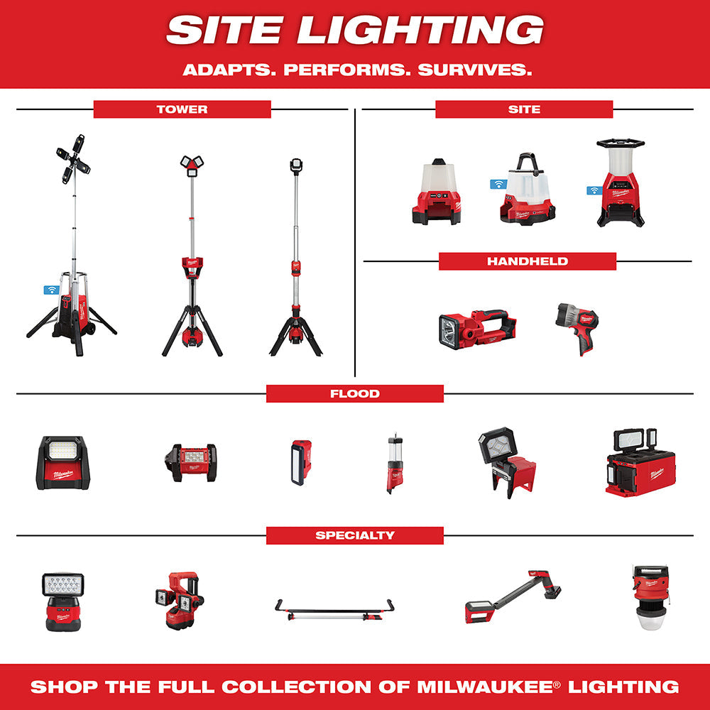 Milwaukee 2144-20 M18™ RADIUS™ Compact Site Light with Flood Mode