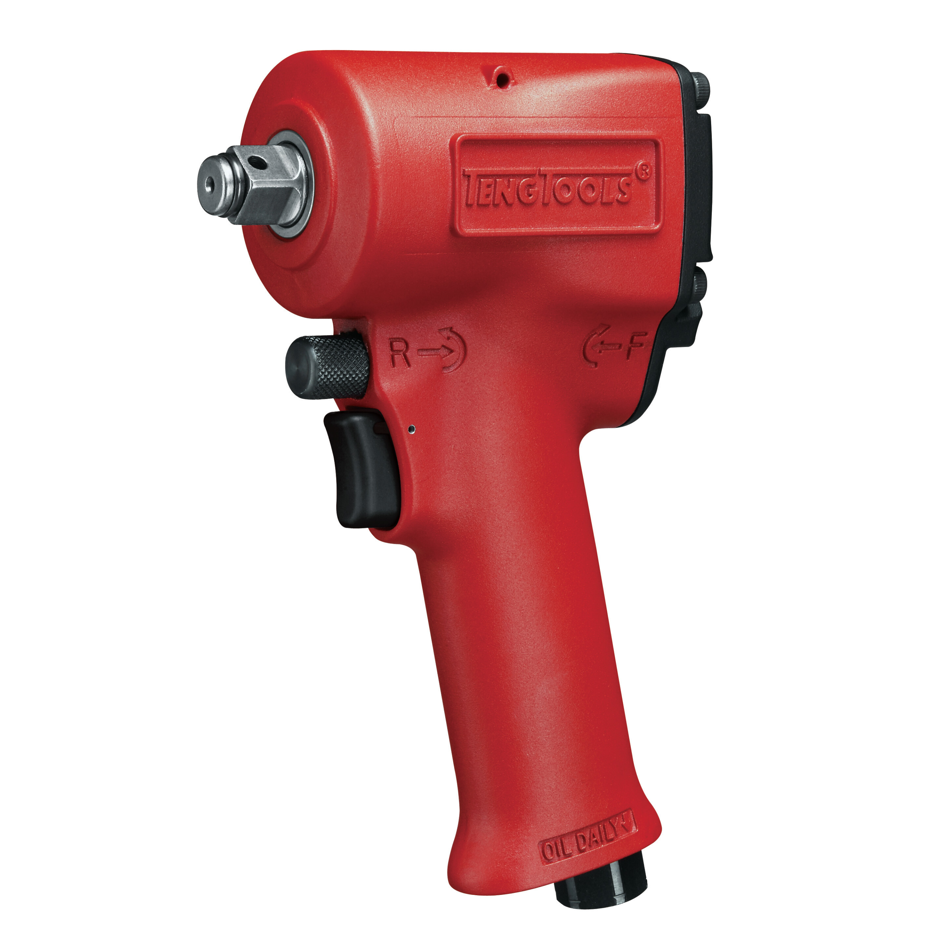 Teng Tools 1/2 Inch Square Drive Reversible High Torque Mini Compact Air Impact Wrench Gun - ARWM12M