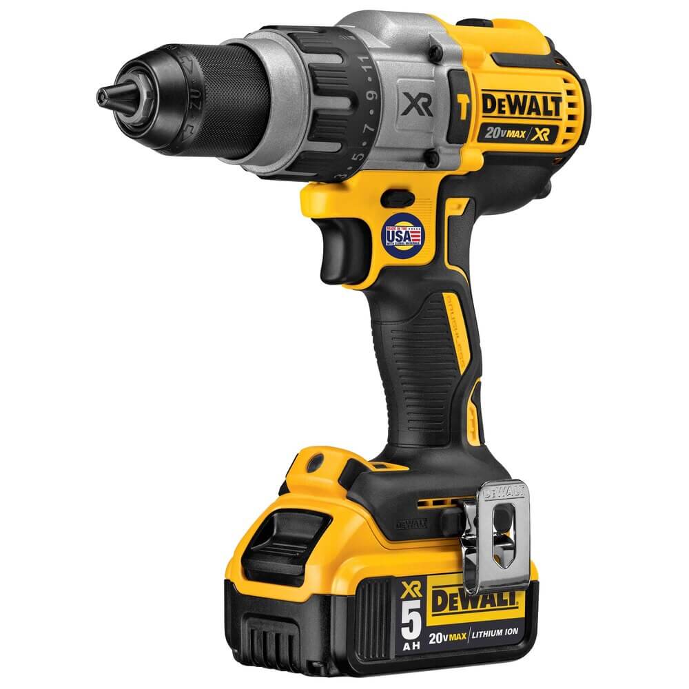 DEWALT DCD996P2 20V MAX* XR® Brushless Cordless 3-Speed 1/2 in Hammer Drill/Driver Kit (5.0 Ah)