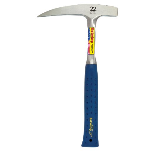 Estwing E3-22P 22 Oz Rock Pick Pointed Tip, Blue Grip