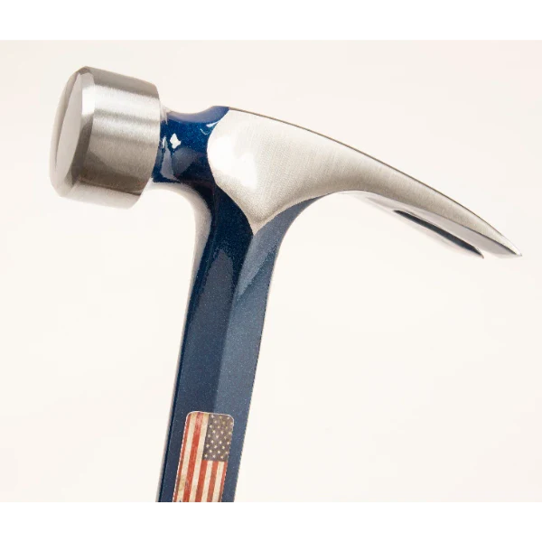 Estwing E3-25S 25oz Big Blue Framing Hammer w/ Larger Face - Blue Grip (Smooth Face)