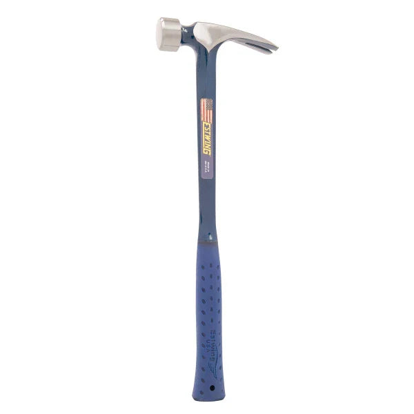 Estwing E3-25S 25oz Big Blue Framing Hammer w/ Larger Face - Blue Grip (Smooth Face)