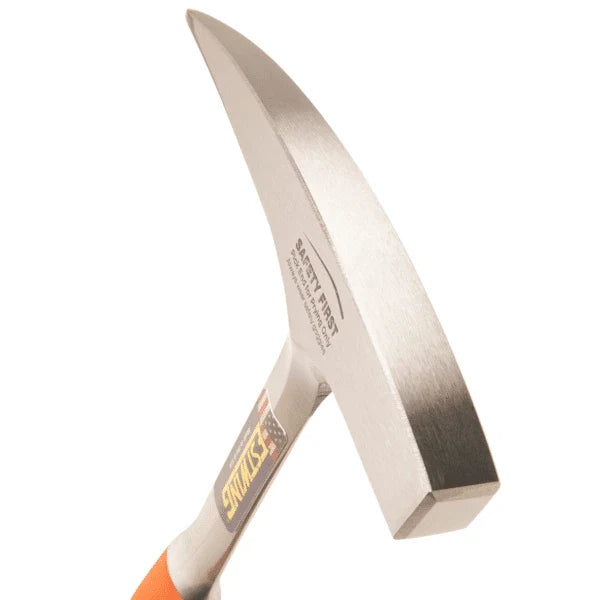 Estwing EO-22P 22oz Orange Rock Pick, Pointed Tip (Smooth Face)