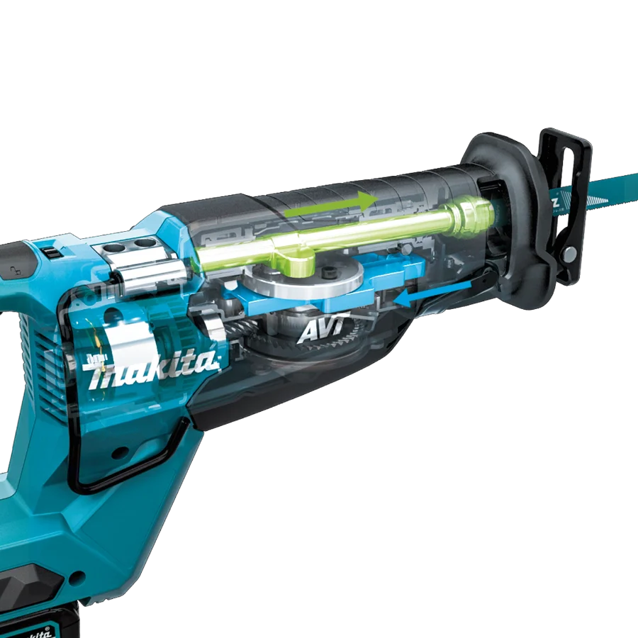 Makita GRJ02M1 40V max XGT® Brushless Cordless AVT® Orbital Recipro Saw Kit (4.0Ah)