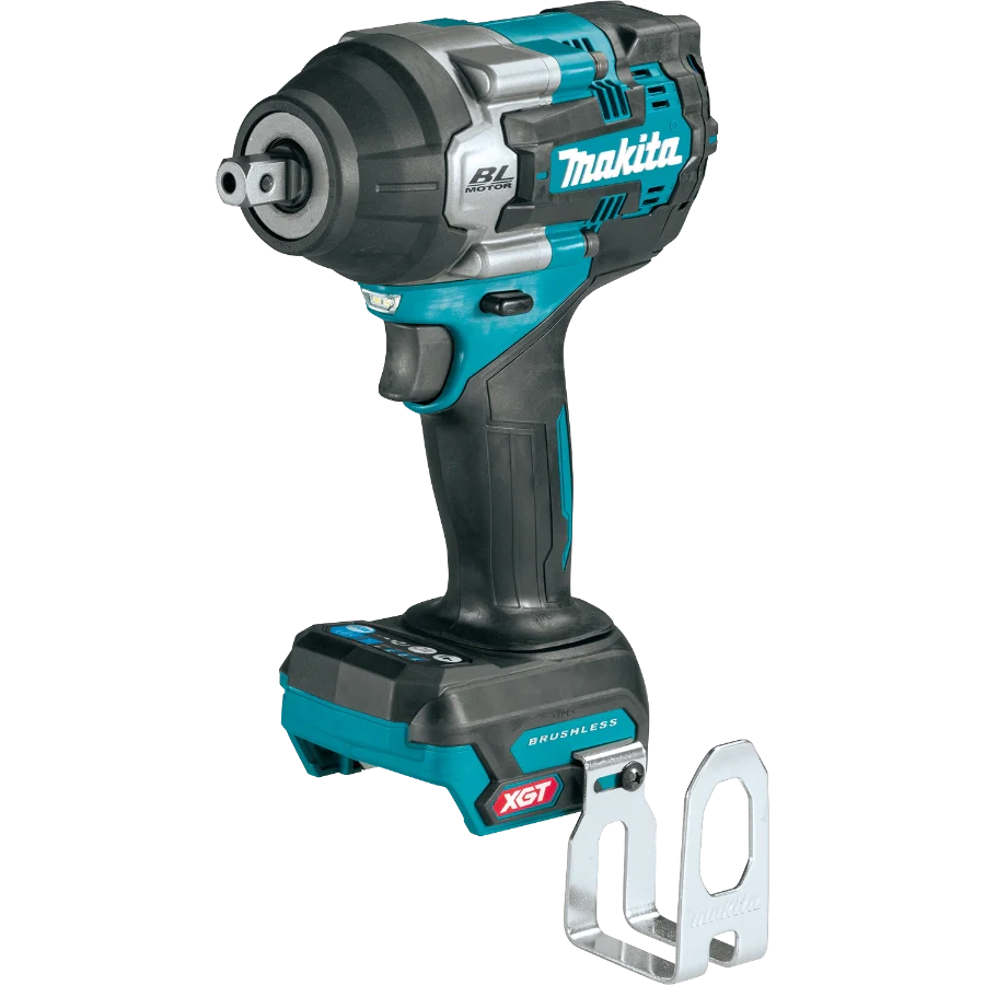 Makita GWT08Z 40V max XGT® Brushless Cordless 4‑Speed Mid‑Torque 1/2" Sq. Drive Impact Wrench w/ Detent Anvil, Tool Only