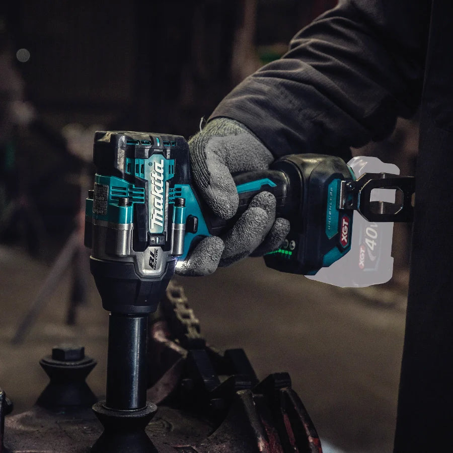 Makita GWT08Z 40V max XGT® Brushless Cordless 4‑Speed Mid‑Torque 1/2" Sq. Drive Impact Wrench w/ Detent Anvil, Tool Only