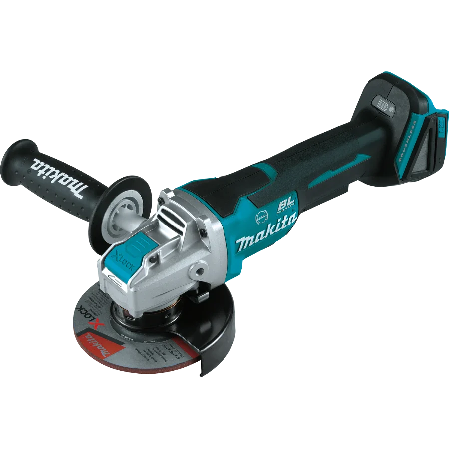 Makita XAG26Z 18V LXT Lithium-Ion Brushless Cordless 4-1/2 / 5" Paddle Switch X-LOCK Angle Grinder