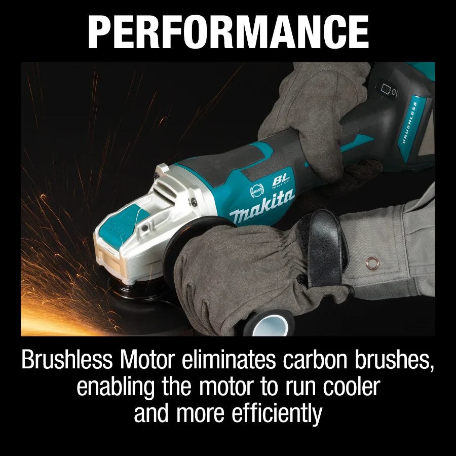 Makita XAG26Z 18V LXT Lithium-Ion Brushless Cordless 4-1/2 / 5" Paddle Switch X-LOCK Angle Grinder