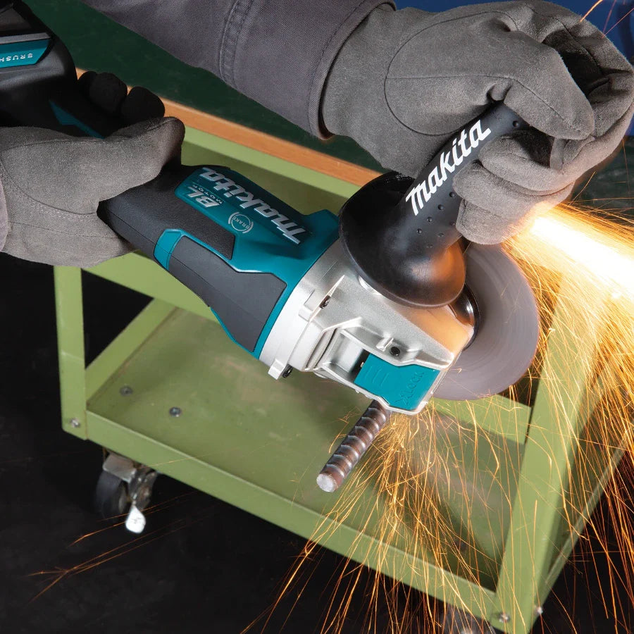 Makita XAG26Z 18V LXT Lithium-Ion Brushless Cordless 4-1/2 / 5" Paddle Switch X-LOCK Angle Grinder