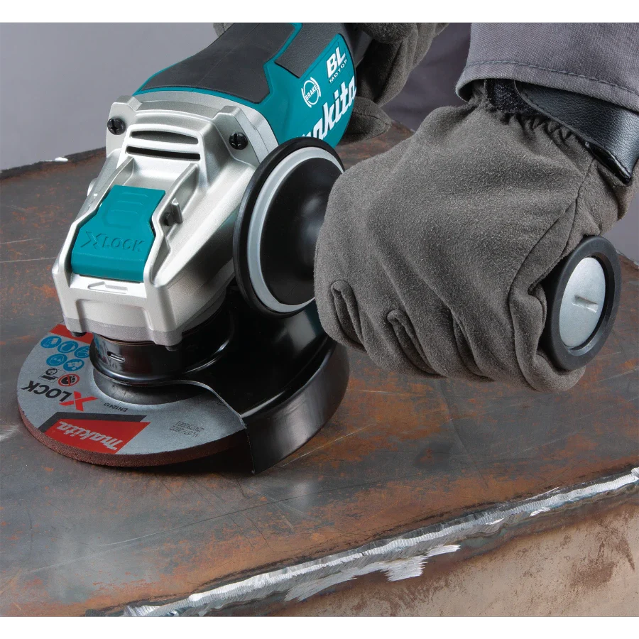 Makita XAG26Z 18V LXT Lithium-Ion Brushless Cordless 4-1/2 / 5" Paddle Switch X-LOCK Angle Grinder