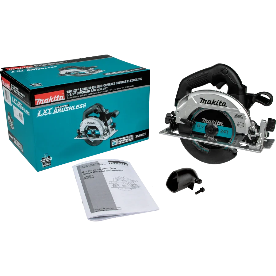 Makita XSH04ZB 18V LXT Sub-Compact Brushless Cordless 6-1/2" Circular Saw