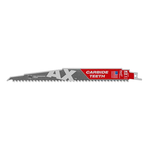 Milwaukee 48-00-5226 SAWZALL The AX 5 TPI 9" Carbide Blades - 1PK