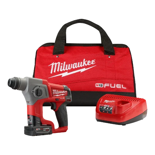 Milwaukee 2416-21XC M12 Fuel 5/8" SDS Plus Rotary Hammer - Kit