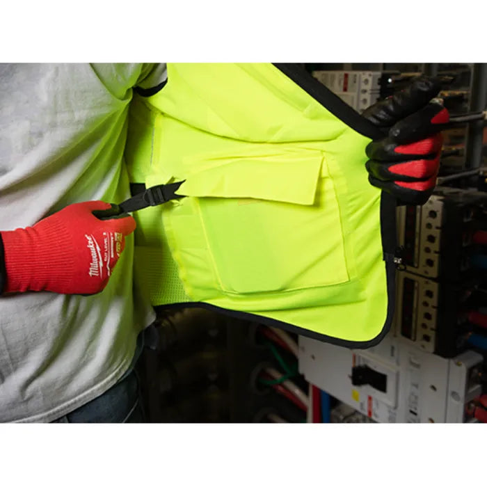 Milwaukee Class 2 High Visibility Yellow Performance Safety Vest