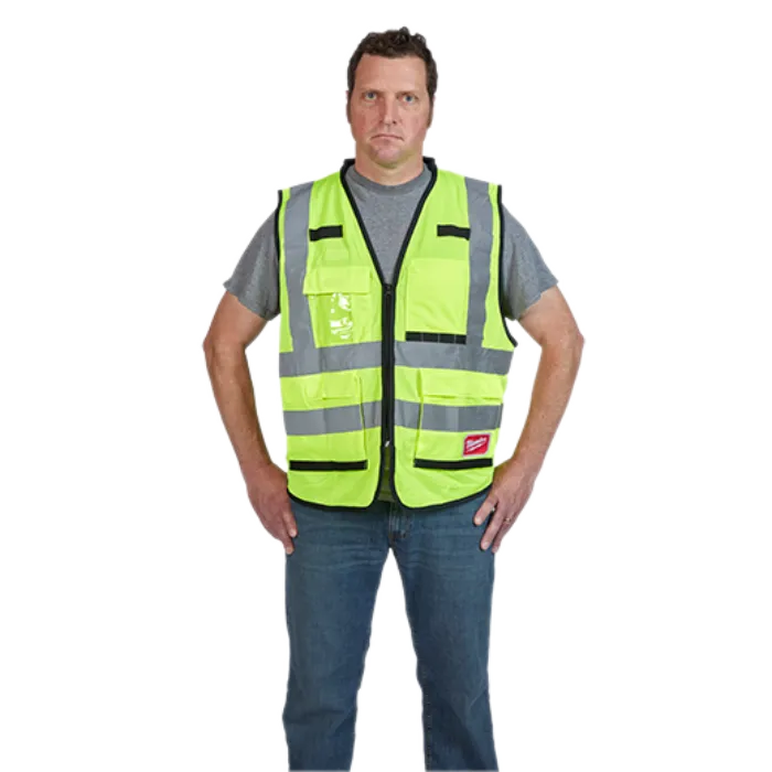 Milwaukee Class 2 High Visibility Yellow Performance Safety Vest