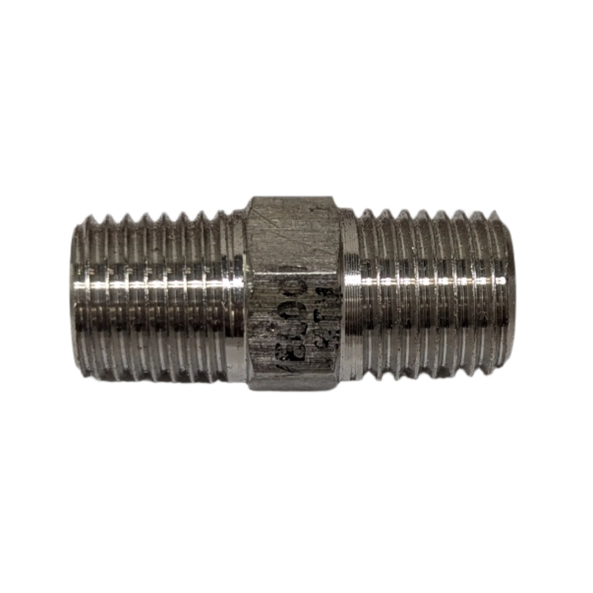 1/4” Steel Hex Nipple 5404-04-04