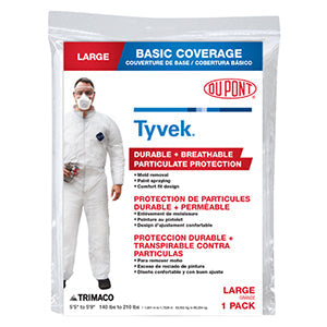 Painter's Disposable Coveralls - Large