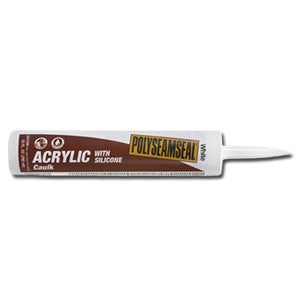 Polyseamseal Acrylic Caulk With Silicone