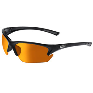 Quest Safety Glasses- Black/Amber