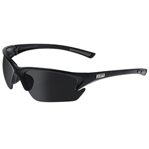 Quest Safety Glasses- Black/Smoke