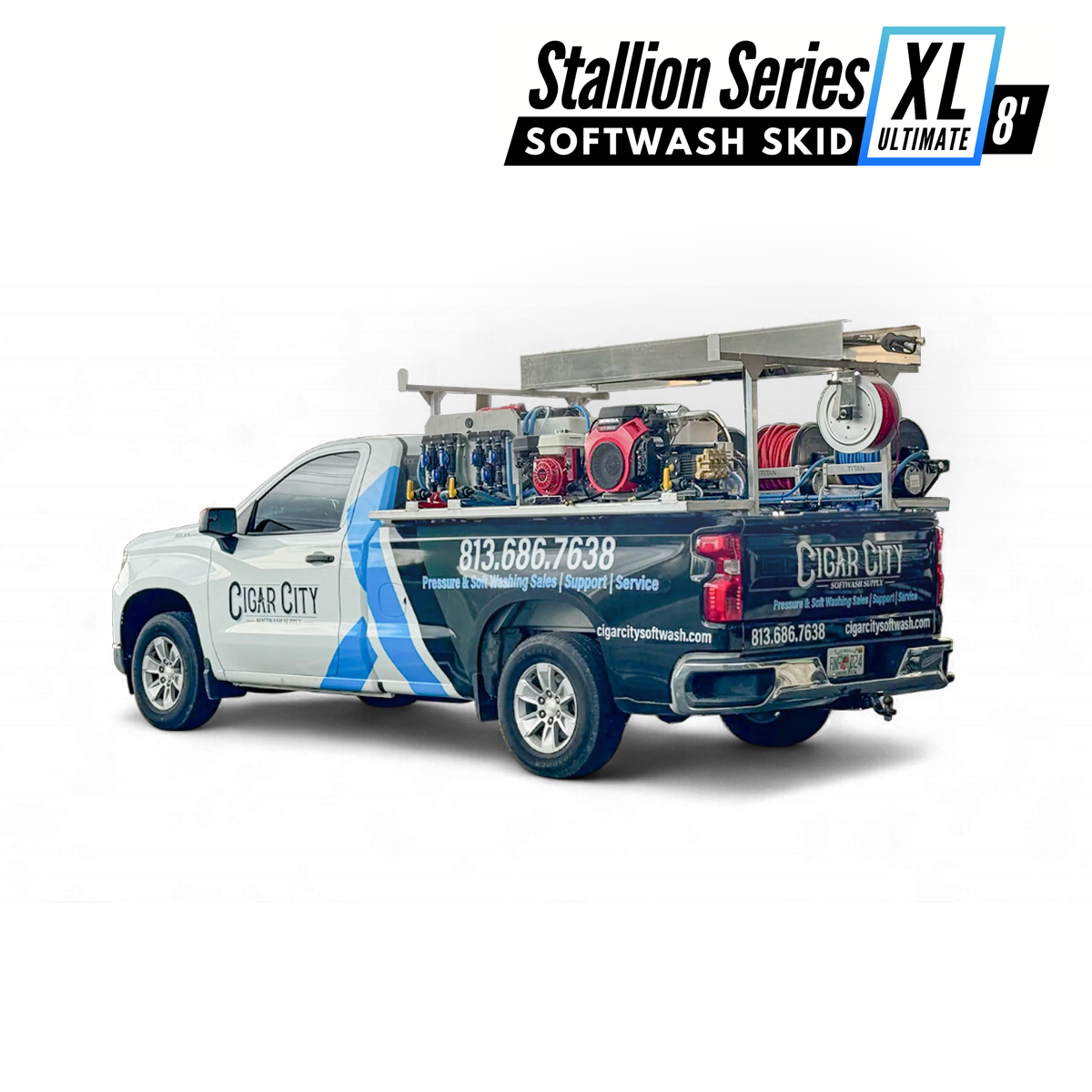 The Stallion XL Ultimate 8' Truck Bed Skid