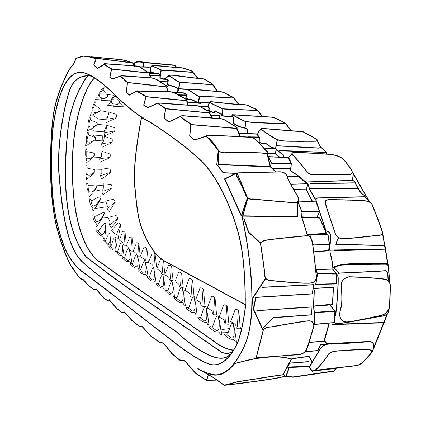 Bobcat T62 Track - Block Tread Pattern