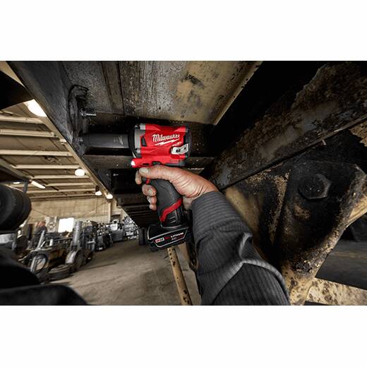 Milwaukee 2555P-20 M12 FUEL™ 1/2” Stubby Impact Wrench w/ Pin Detent