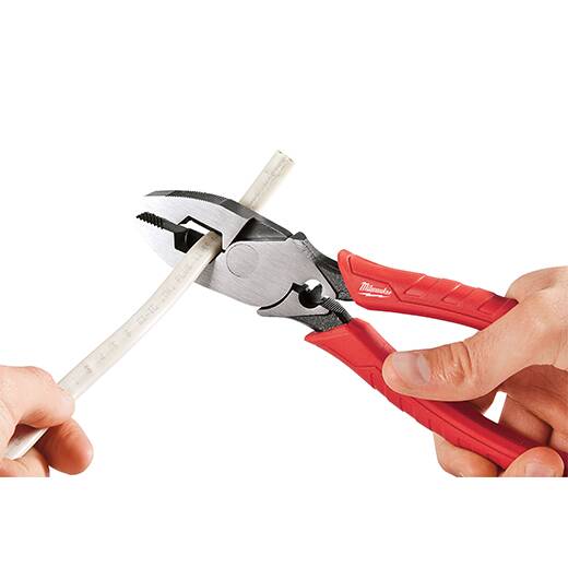 Milwaukee 48-22-6100 9 Inch Comfort Grip High Leverage Lineman's Pliers with Crimper