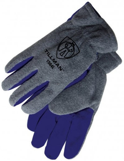 Tillman Gray Polar Fleece Winter Work Gloves - 1584